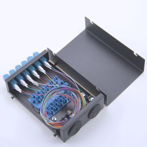 Indoor 12 Cores FC SC LC 6 Port Wall Mount Patch Panels