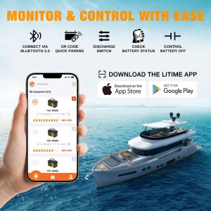 Deep Cycle Lifepo4 Lithium Ion Battery