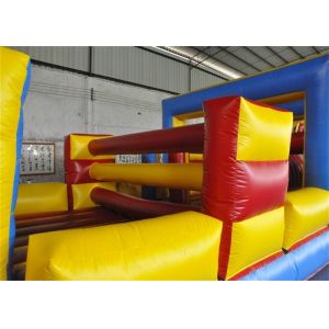 Safety Inflatable Obstacle Course , Kids Obstacle Course Equipment For Fun