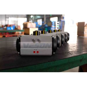 China Aluminum Alloy Part Turn Pneumatic Actuator 90° Rotation Quarter Turn on sale