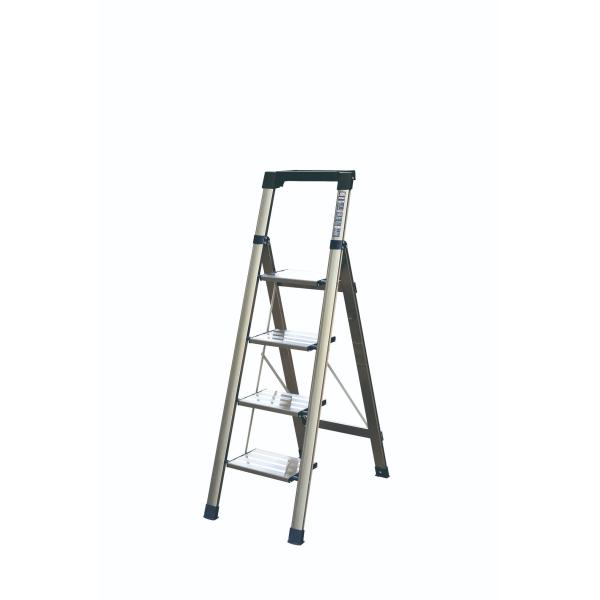 Quality Aluminium Alloy 6063 1.38m 4 Tread Aluminium Step Ladder wholesale