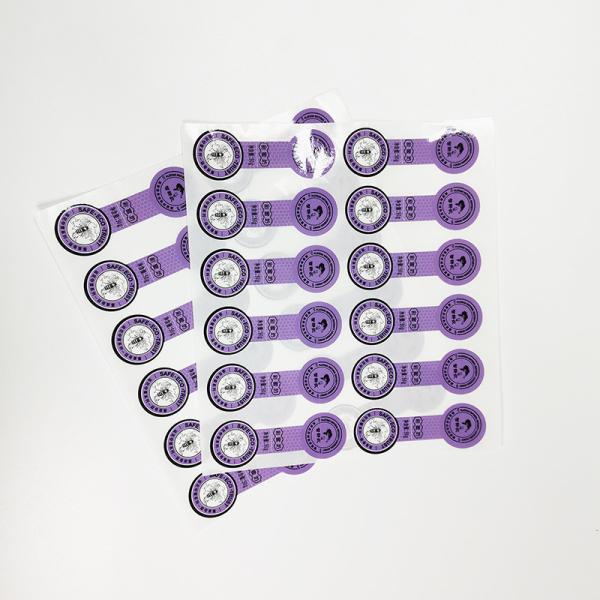 Quality Tamper Proof Glossy Adhesive Paper Permanent CMYK Printable Sticker Paper wholesale