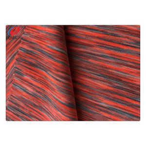 Weft 92 Polyester 8 Spandex Fabric Single Jersey For Sport Garment