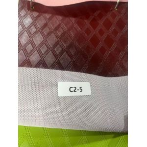 Decorative Pvc Coated Tensile Fabric 140cm Width With Embossed Pattern