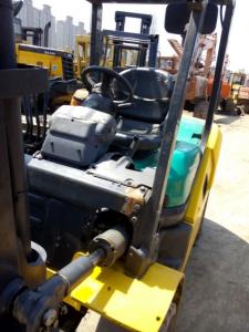 Cheap Used Forklift For Sale , 2 Mast komatsu forklift with 3m high for sale