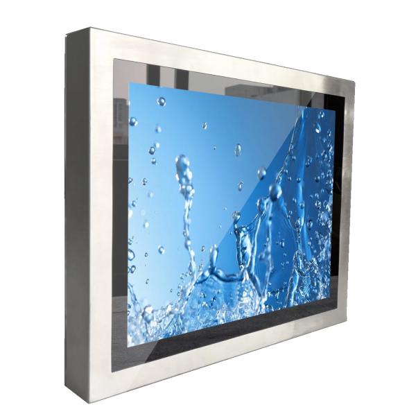 Quality 12.1'' Embedded Industrial LCD Rugged IP65 HD All In One Fanless PCs PCAP Touch Panel Mount J1900 wholesale