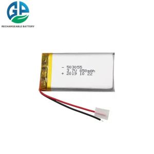 KC , MSDS, RoHS Approved 503055 Rechargeable Li Ion Battery 3.7v 850mAh Lithium