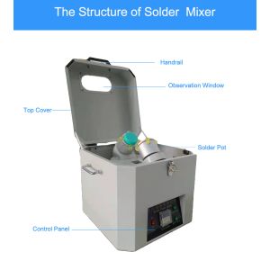 AC220V Automatical air bubbles elimination Solder Paste Mixer