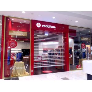 Automatic Remote Control Clear Plastic Roller Shutter Doors 2mm Polycarbonate