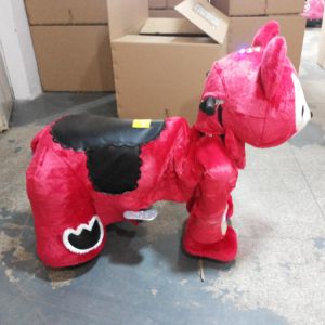 Explosion models small animal shape plush car / child four battery car / animal