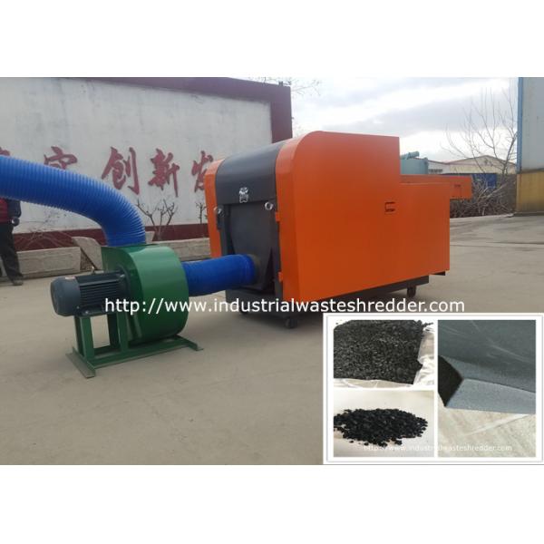 Quality Yoga Mat Latex Pad Waste Crusher Shredder TPE PVC CBR Mat Foam Sponge Cutting Machine wholesale
