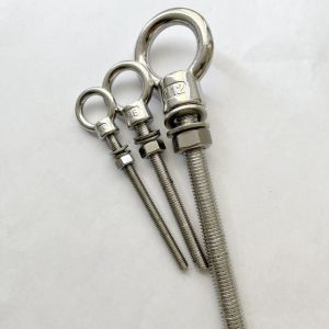 Polished Finish Stainless Steel JIS1168 Eye Bolt for High Strength Applications