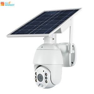 Glomarket Tuya Smart Camera Network AI Smart Motion Detection Camera Solar IP66