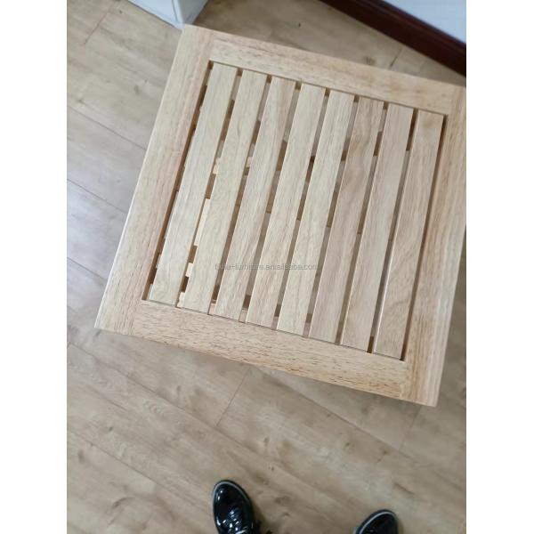 Modern Design Small Folding Garden Rubber Wood Table for Patio Outdoor Coffee Drinks Mail Packing Modern Style