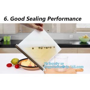 Storage preservation reusable silicone food bag,FDA reusable silicone storage