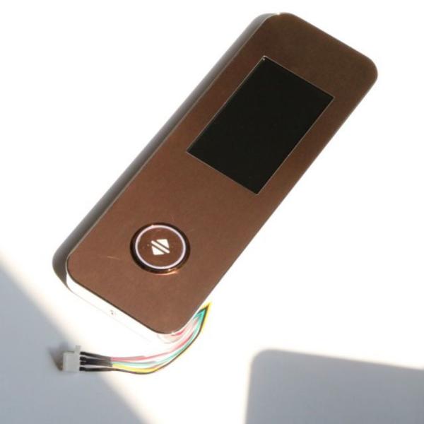 Quality Slender Elevator LOP with Push Button Titanium Plating Materials wholesale