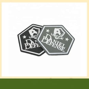 OEM Supply Label Custom Rubber Embossed 3D Soft PVC Hat Patch