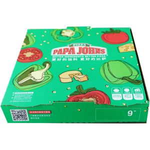 Environmental Pizza Box Style Packaging , Paper Box Packaging For Food