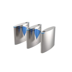 Automatic Flap Barrier Gate Rfid Card Reader Security Turnstile Gate For