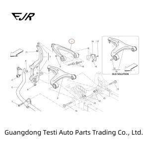 Maserati Quattroporte IV Front Upper LH Control Arm Assembly For Automobile