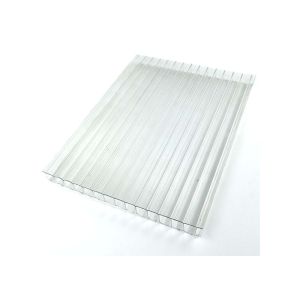 Multiscene Twin Wall Polycarbonate Panels , Heatproof Translucent Roofing Sheets