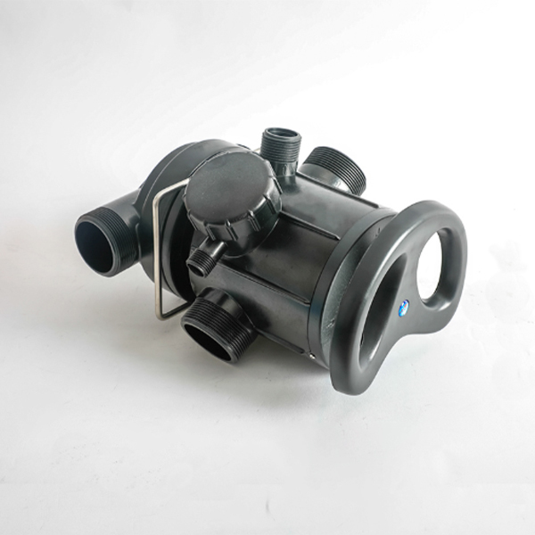 10000LPH Multi Functional Water Softener Control Valve Runxin 61210 F64D Side