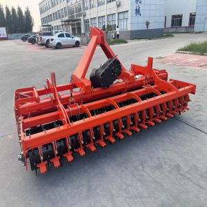 China High-Efficiency Power-Driven Harrow for Soil Loosening and Leveling | Tractor PTO-Powered Soil Preparation Machine on sale