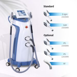 Cheap SHR Handpieces IPL Hair Removal Machines / Skin Rejuvenation Machine for sale
