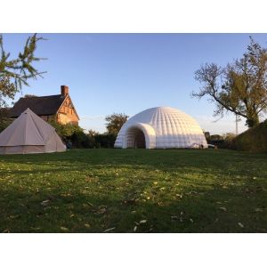 Double Layer Inflatable Tent , Waterproof PVC Inflatable Camping Tent for