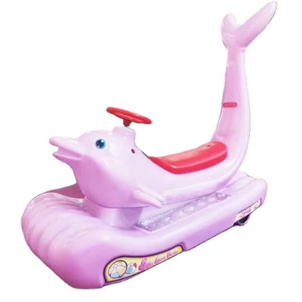 Quality Unisex Electric Ride On Car for Kids and Adults Dazzling Colorful Dolphin Amusement Park wholesale
