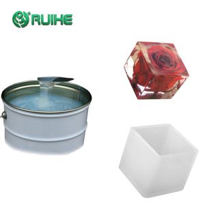 High Transparent RTV2 Liquid Silicone Resin Casting Mold REACH
