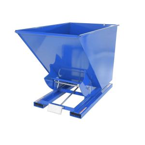 Large Capacity Self Dumping Hopper Forklift Waste Scrap Metal Hopper Customizabl
