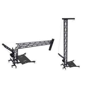 Portable Audio Line Array Lift Tower Square Triangle Aluminum Alloy Truss