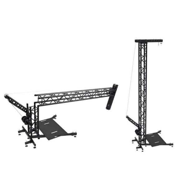 Portable Audio Line Array Lift Tower Square Triangle Aluminum Alloy Truss