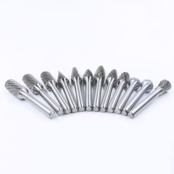 Tungsten Carbide Burr Assortment Precision Cutting Conveniently Stored And