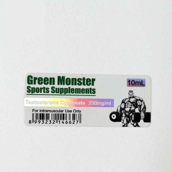 Quality Glossy Glass Vial Labels test Cypionate 250mg 10ML For Injection Vial wholesale