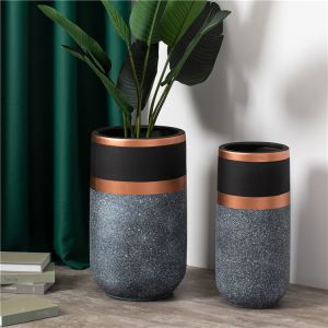 China Popular design luxury home decoration large planter custom creative garden indoor outdoor big ceramic flower pots on sale