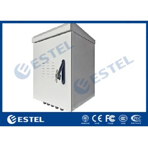 Cheap Pole Mounted Outdoor Electronic Equipment Enclosures IP55 With Cooling Fans for sale