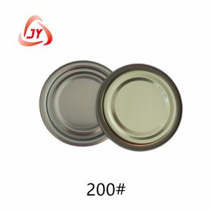 China 200# 59mm Food Safe Tinplate Can Lids Bottom For Canned Fruits And Vegetables on sale