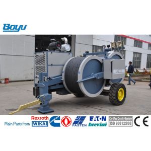 Cheap Tension Stringing Equipment 2x40kN Tension For Overhead Line Machine Diesel 77kw(103hp) for sale