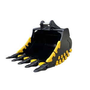Wear Resistant Coating Rock Excavator Bucket High Capacity For Mining