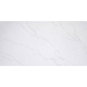 126''X63'' Quartz Overlay Countertops 30mm White Quartz Countertops
