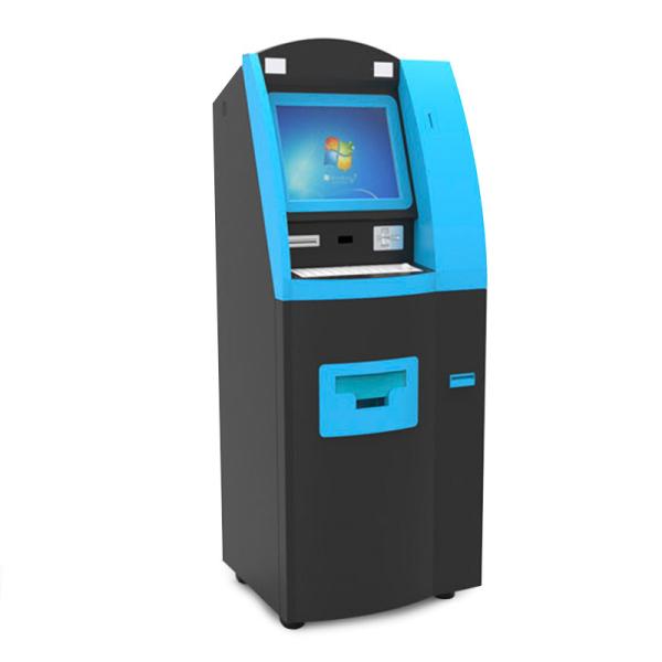 Quality Self Service ATM Cash Deposit Machine Banking Kiosk with 17" LCD Touchscreen wholesale
