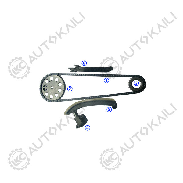 Timing Chain Kit For SMART CITY-COUPE (MC01) 599CC M 160 E6AL B05 2001.1-2004.1