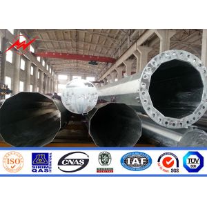 20-40m Polygonal Hot Dip Galvanized High Mast Pole For Light With Lifting System