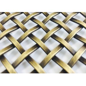 China 3mm Curly Decorative Wire Mesh Grilles PVD on sale