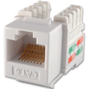 Cat 6 RJ45 Keystone Jack - 90 Degree Jack