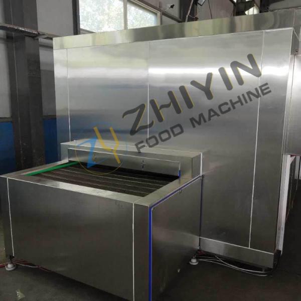 Quality 2000kg/H Vegetable Fluidized Food Freezing Machine Inverter Control wholesale