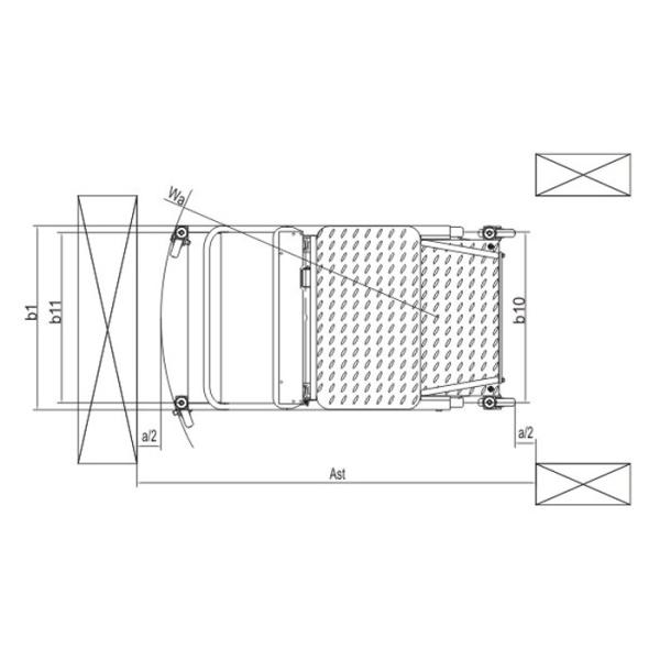 Semi Electric Order Selector Forklift , PU Wheel Warehouse Order Picking Equipment