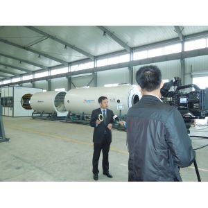 High Quality And Efficent White Pre insulated Pipe Extrusion/ Tube Extruding